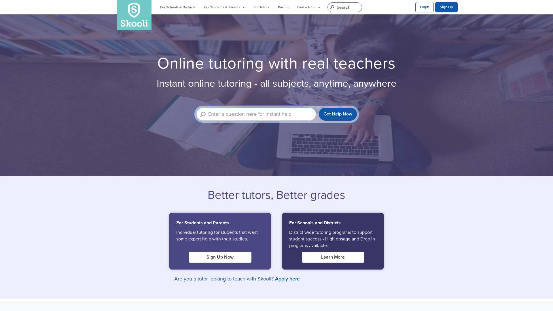 Skooli Online Tutoring